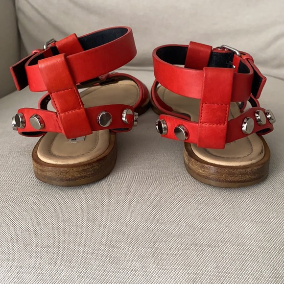 BALENCIAGA Gladiator Studded Sandals Size 39 or 9 fits 8 or 8.5 - Picture 3 of 6